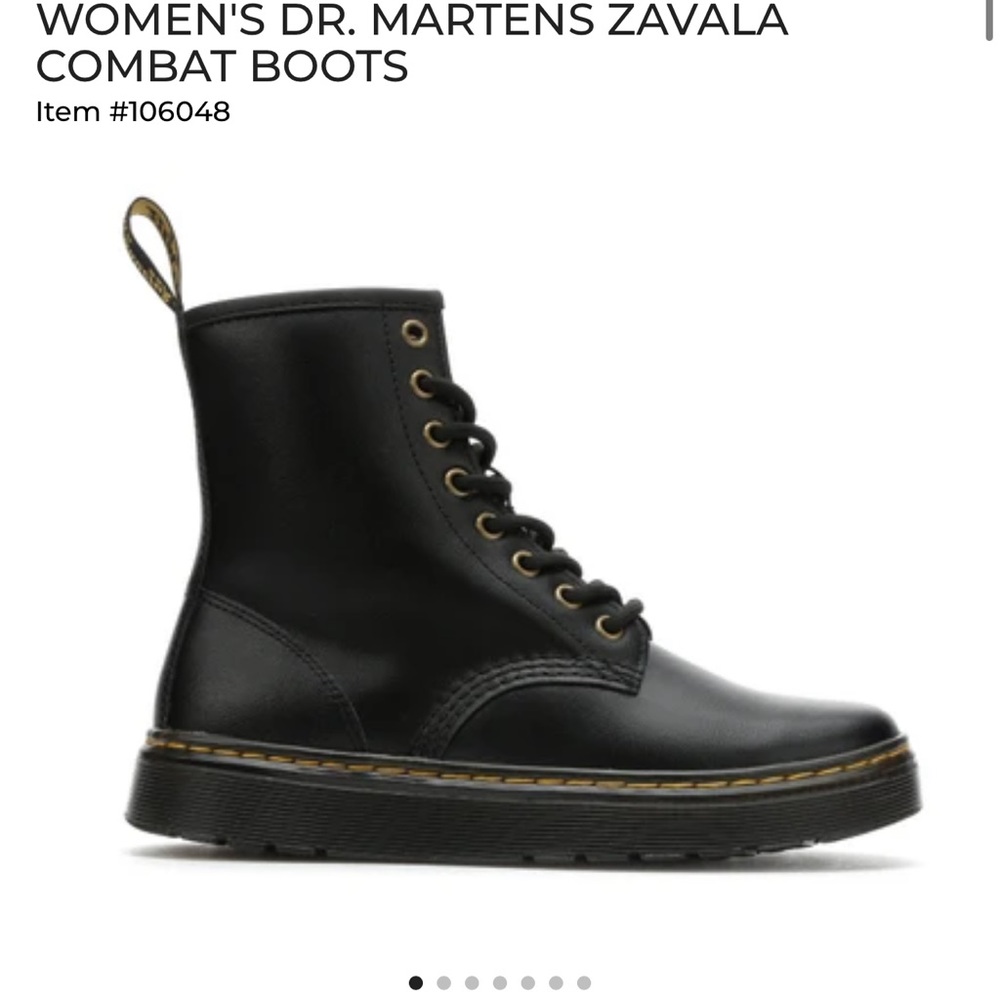 WOMEN'S DR. MARTENS ZAVALA COMBAT BOOTS